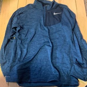Men’s Nike dri fit 1/4 zip runners top